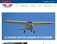 Tablet Screenshot of aeroesport.com